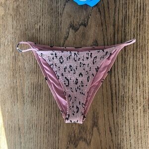 SHEIN Pink Leopard Print Bikini Bottom